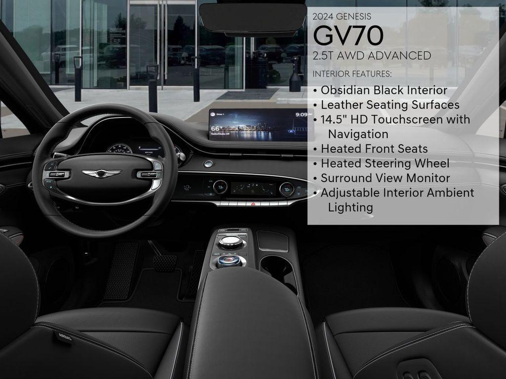 used 2024 Genesis GV70 car, priced at $44,895