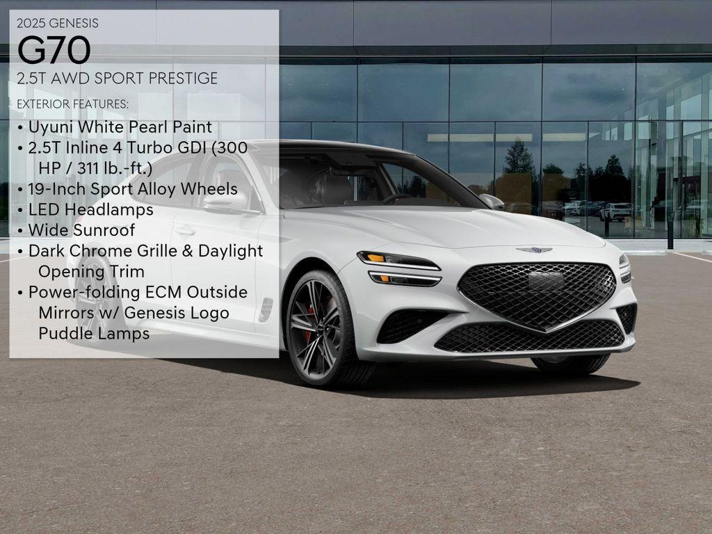 new 2025 Genesis G70 car, priced at $48,593