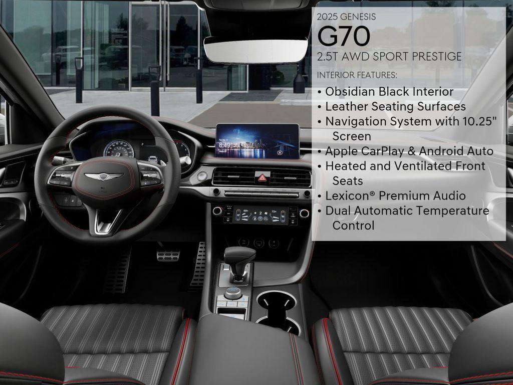 new 2025 Genesis G70 car, priced at $48,593