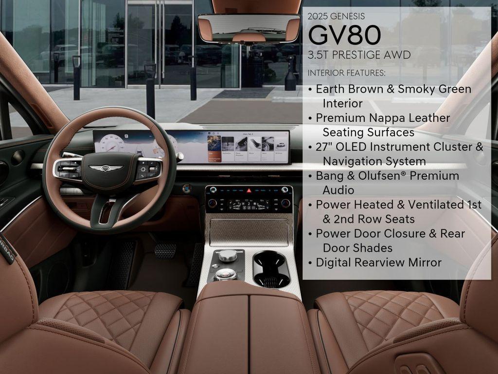 new 2025 Genesis GV80 car, priced at $82,760