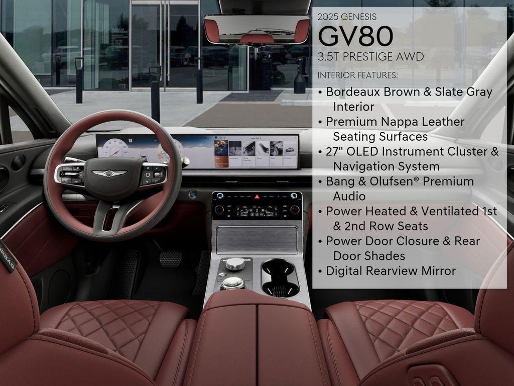new 2025 Genesis GV80 car, priced at $81,945