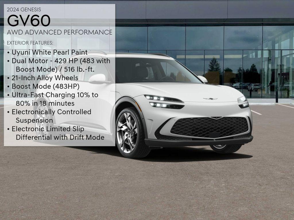 new 2024 Genesis GV60 car, priced at $59,840