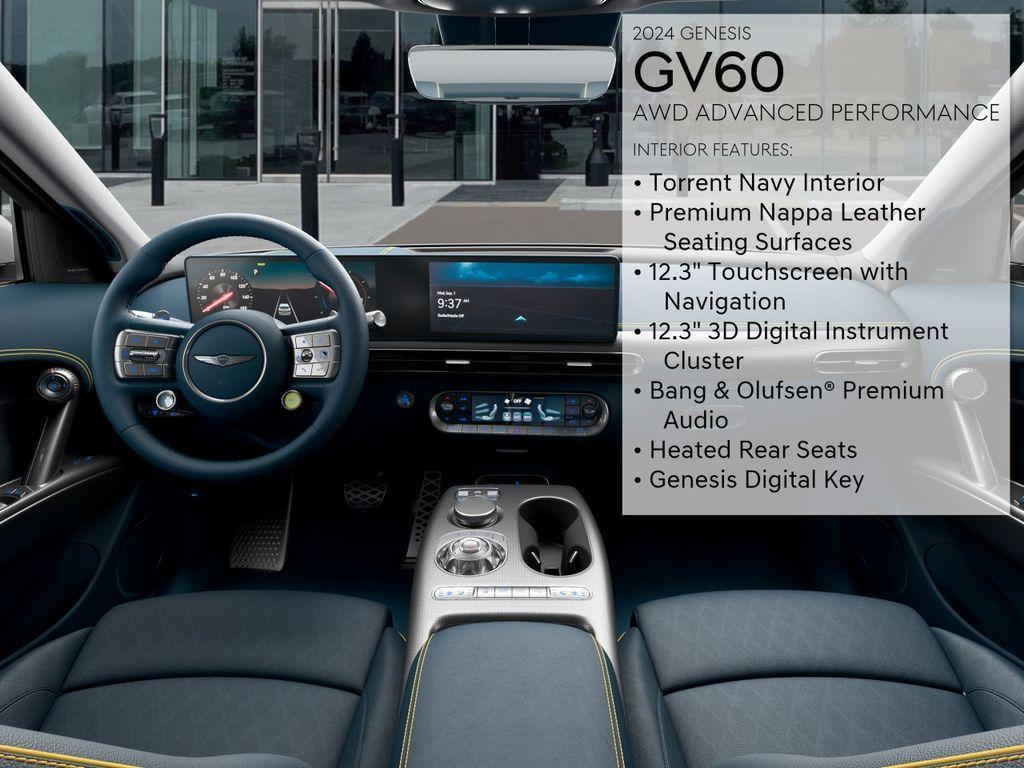 new 2024 Genesis GV60 car, priced at $59,840