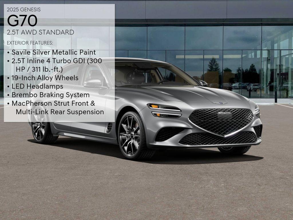 new 2025 Genesis G70 car, priced at $45,118