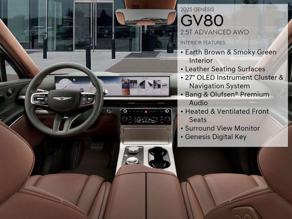 new 2025 Genesis GV80 car, priced at $69,235