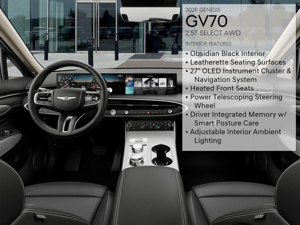 new 2026 Genesis GV70 car, priced at $53,275