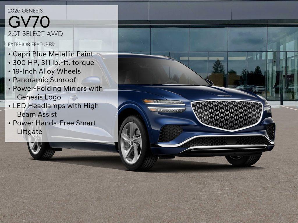 new 2026 Genesis GV70 car, priced at $53,275