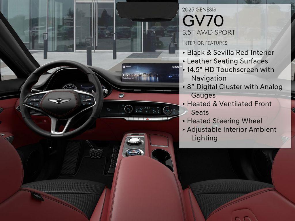 new 2025 Genesis GV70 car, priced at $53,792