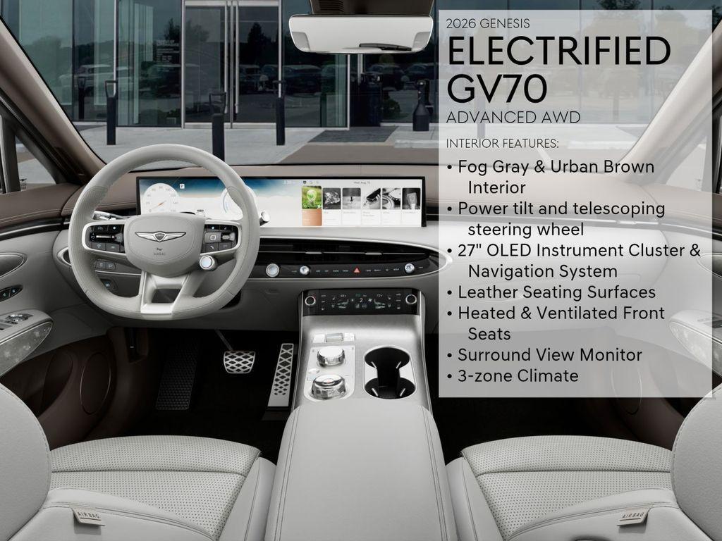 new 2026 Genesis Electrified GV70 car, priced at $71,670