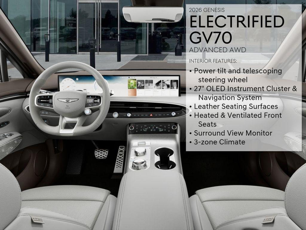 new 2026 Genesis Electrified GV70 car, priced at $71,670
