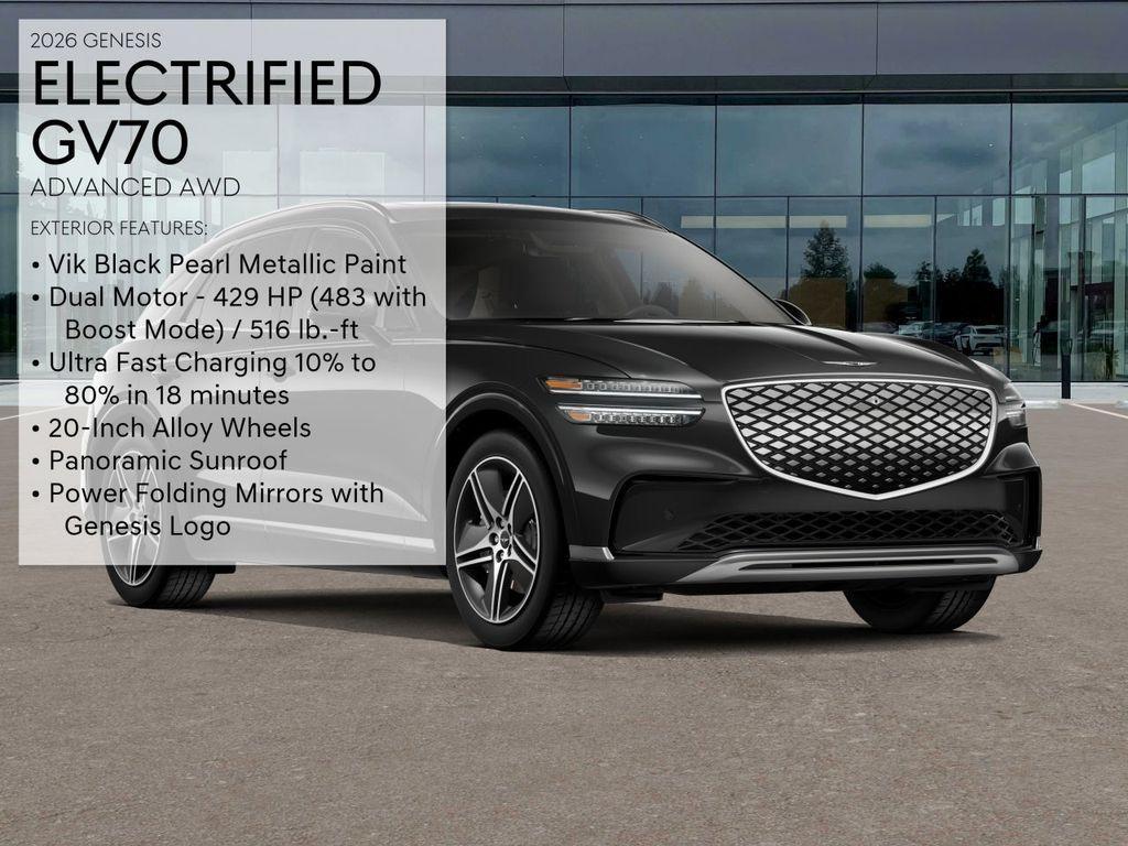 new 2026 Genesis Electrified GV70 car, priced at $71,670