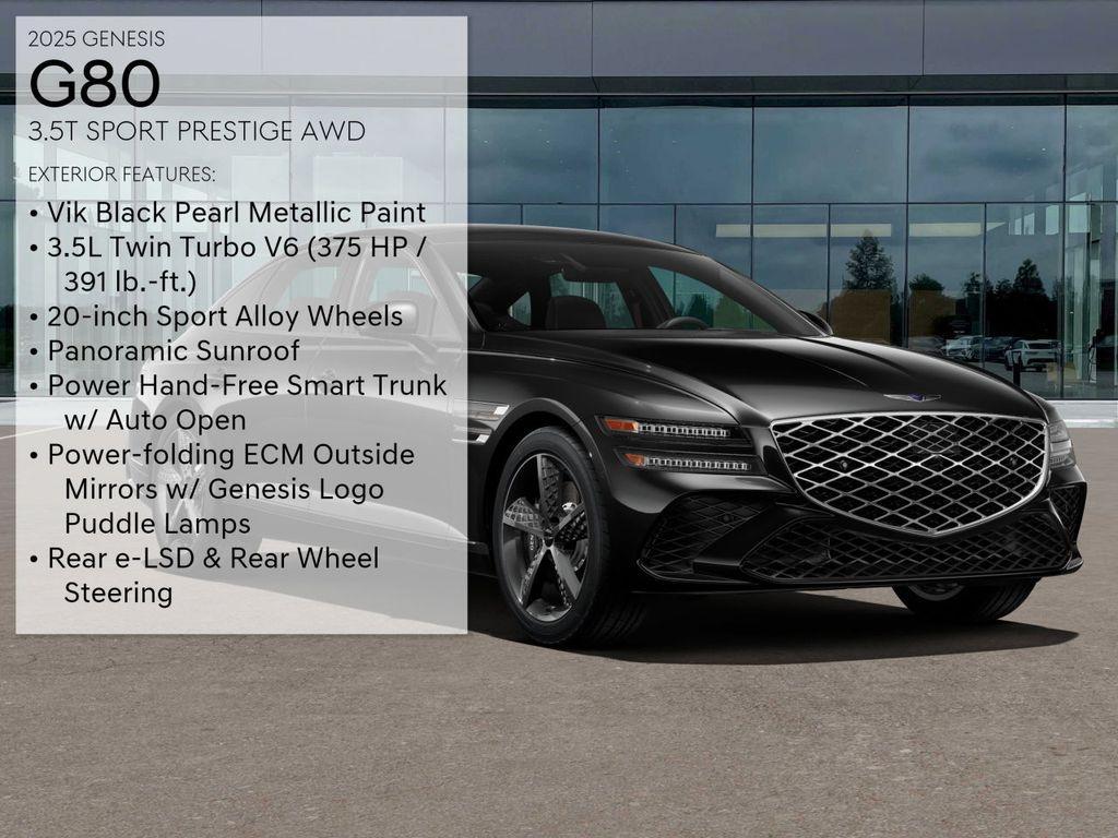 new 2025 Genesis G80 car, priced at $79,665