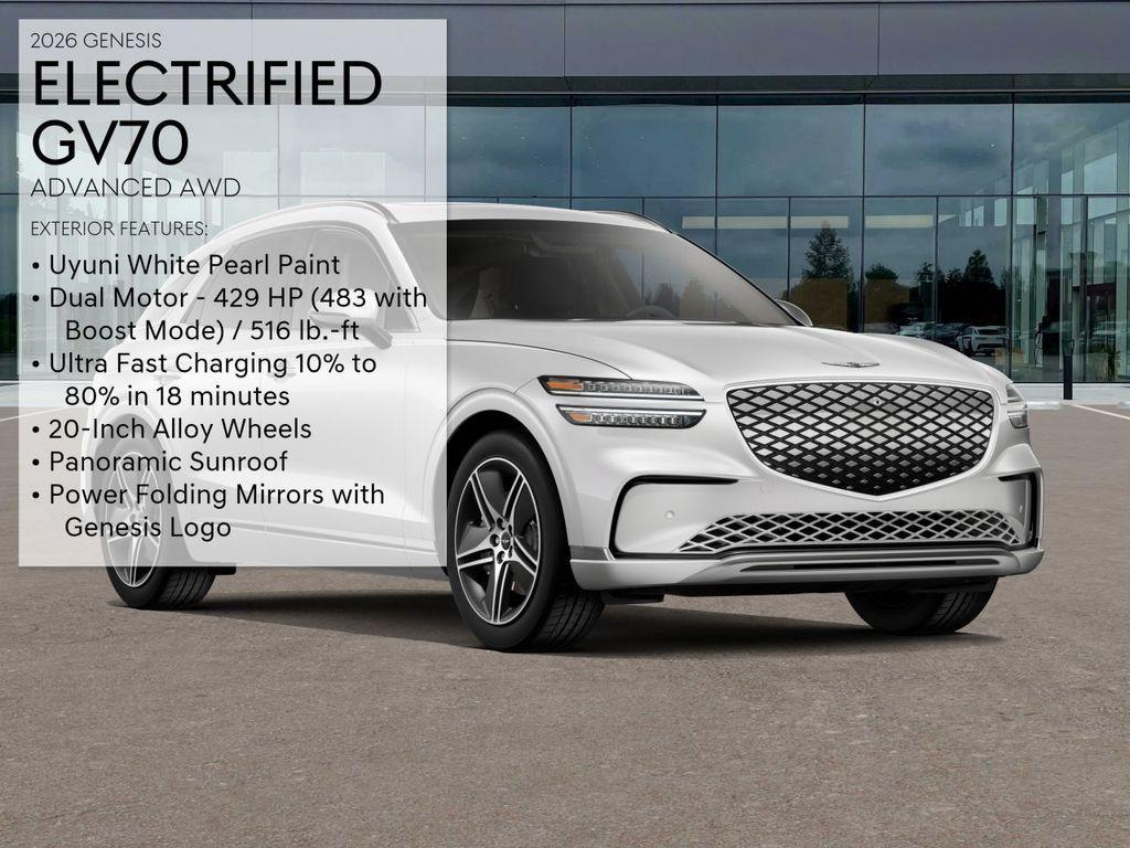 new 2026 Genesis Electrified GV70 car, priced at $71,670