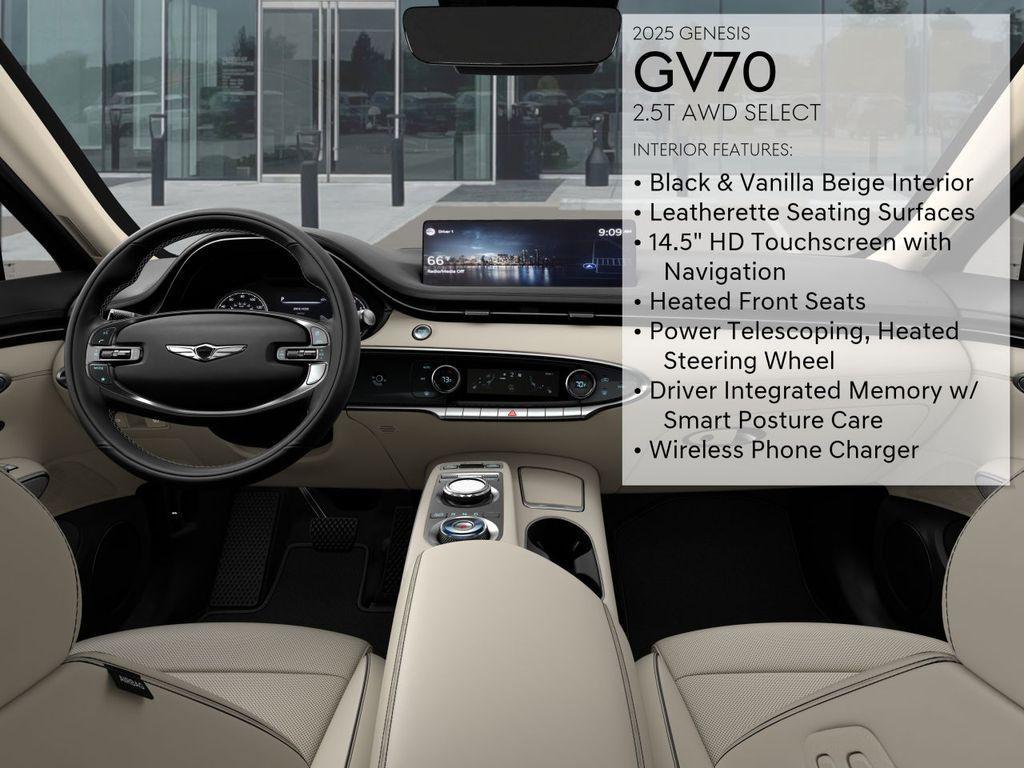 new 2025 Genesis GV70 car, priced at $47,503