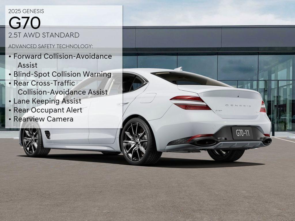 new 2025 Genesis G70 car, priced at $44,454