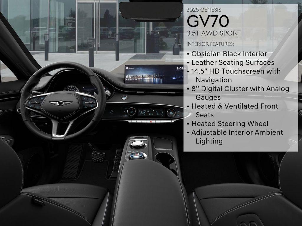 new 2025 Genesis GV70 car, priced at $54,508