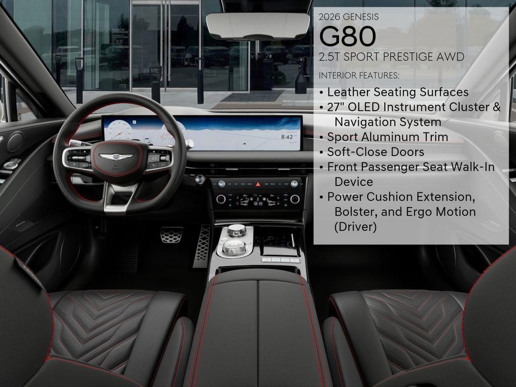 new 2026 Genesis G80 car, priced at $72,425
