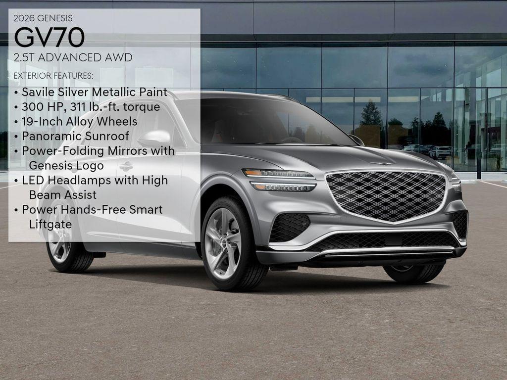 new 2026 Genesis GV70 car, priced at $58,070