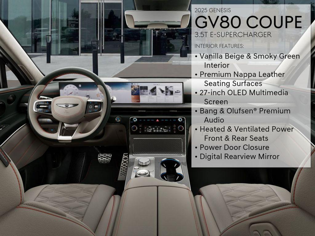new 2025 Genesis GV80 Coupe car, priced at $88,455