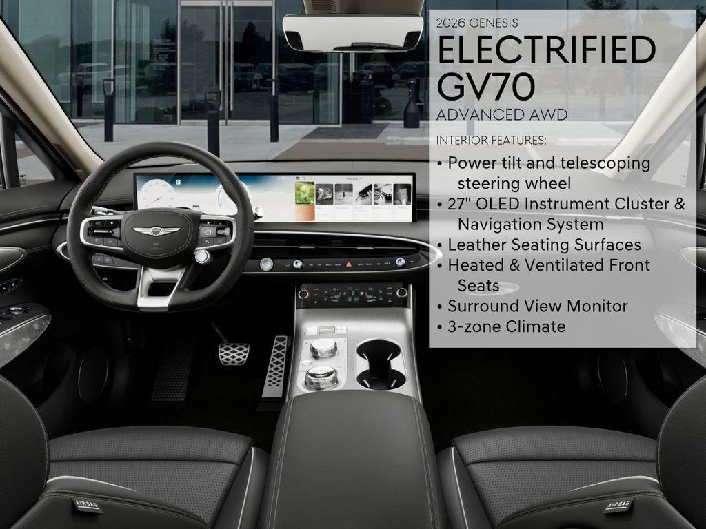new 2026 Genesis Electrified GV70 car, priced at $71,350