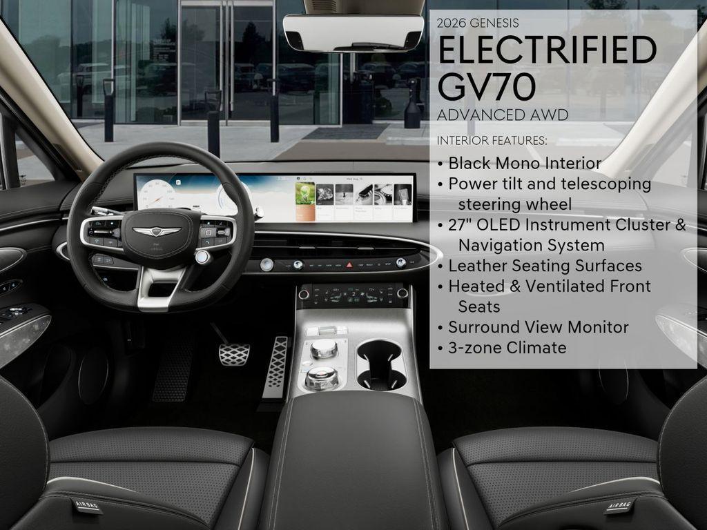 new 2026 Genesis Electrified GV70 car, priced at $71,350