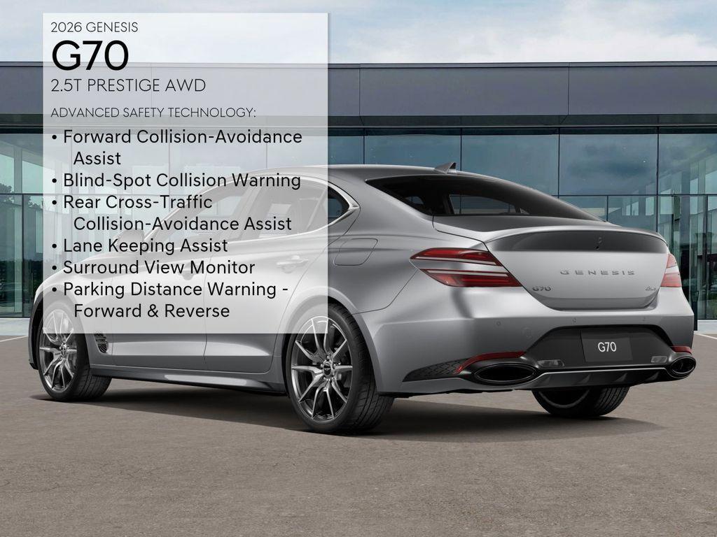 new 2026 Genesis G70 car, priced at $52,275