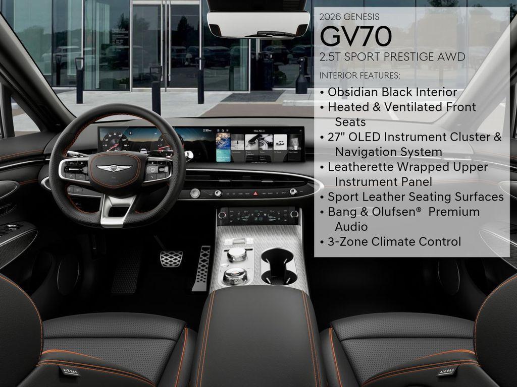 new 2026 Genesis GV70 car, priced at $61,215