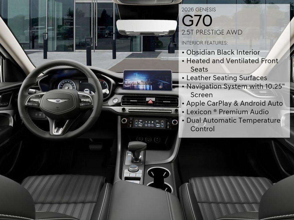 new 2026 Genesis G70 car, priced at $52,260