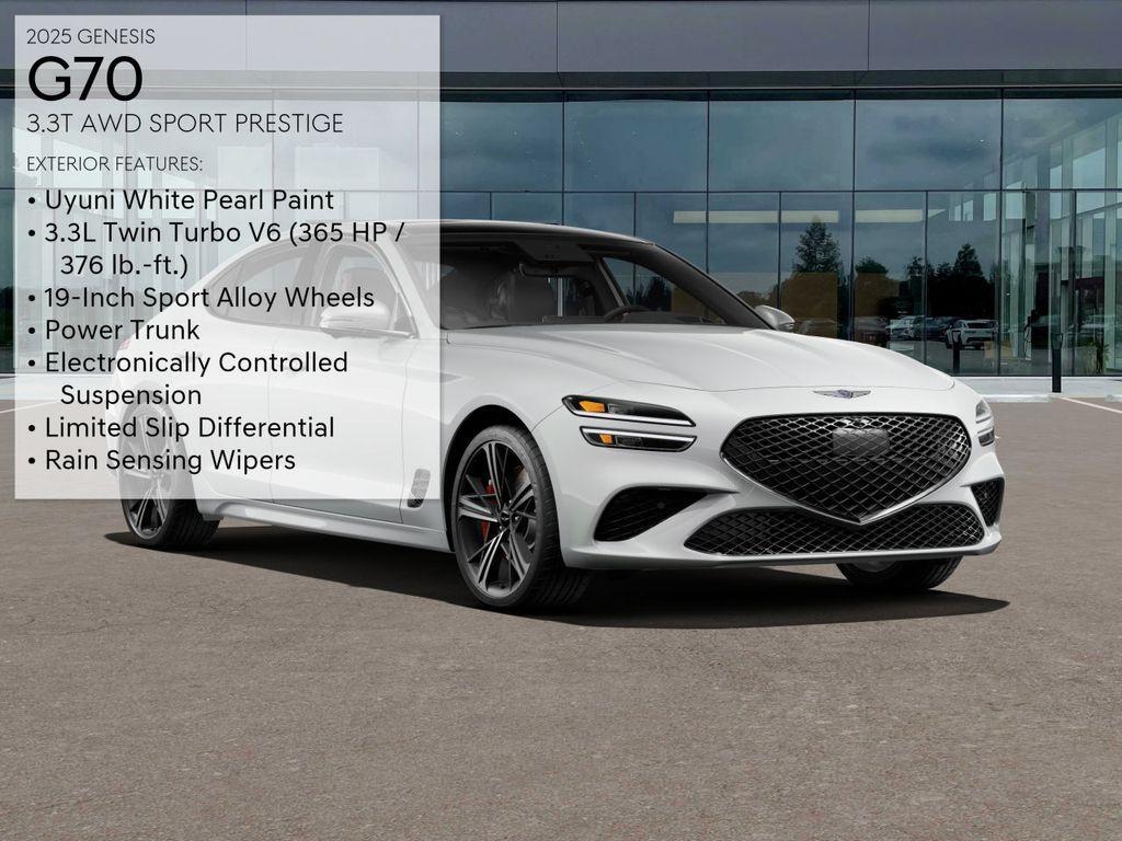 new 2025 Genesis G70 car, priced at $56,836