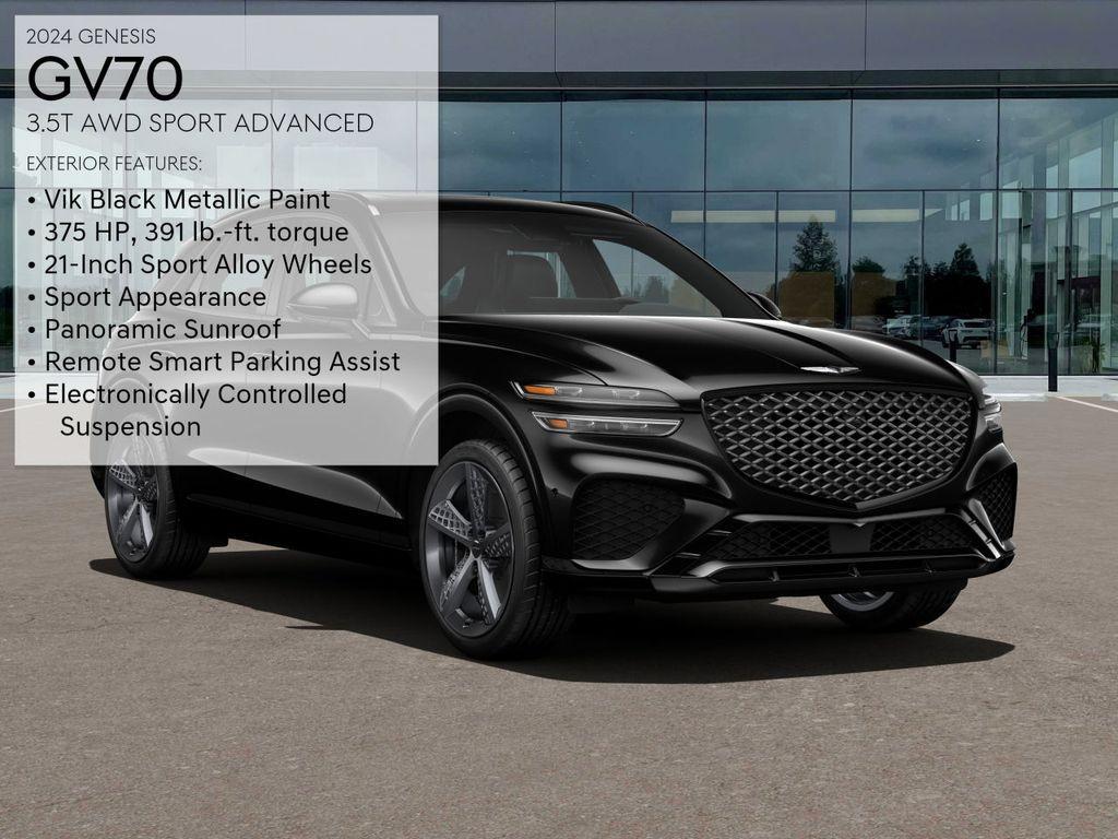 used 2024 Genesis GV70 car, priced at $57,075