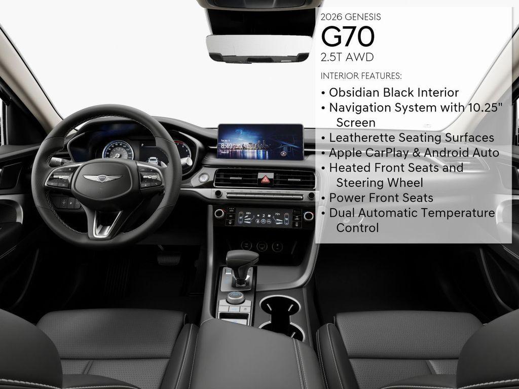 new 2026 Genesis G70 car, priced at $47,375