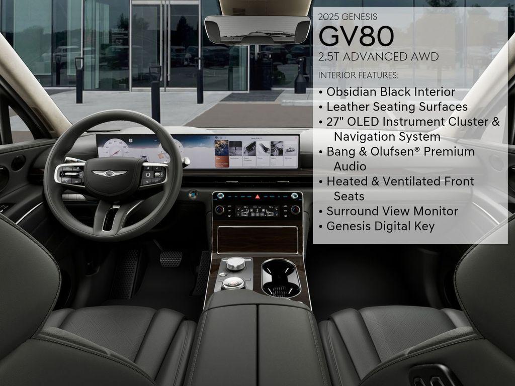 new 2025 Genesis GV80 car, priced at $69,124