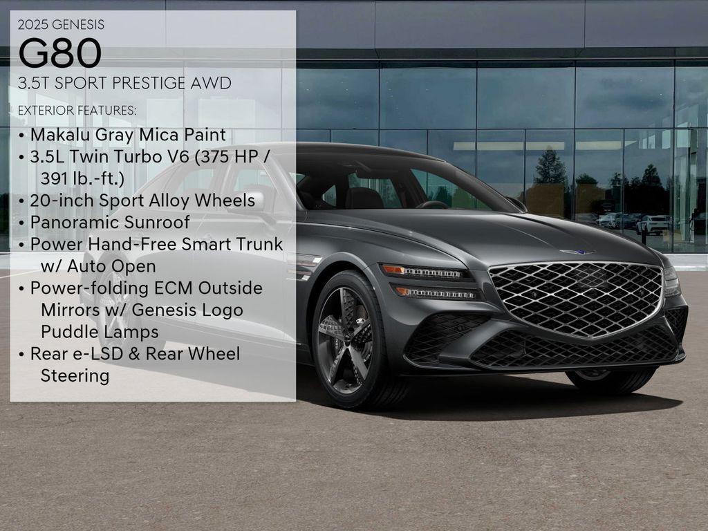 new 2025 Genesis G80 car, priced at $79,145