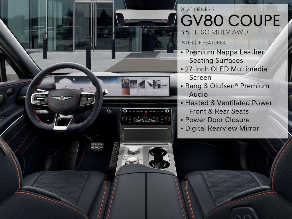 new 2026 Genesis GV80 Coupe car, priced at $89,795