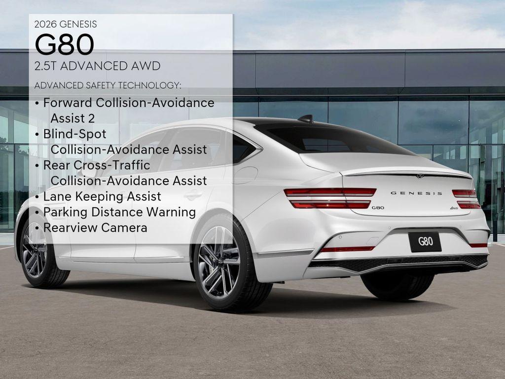 new 2026 Genesis G80 car, priced at $66,290