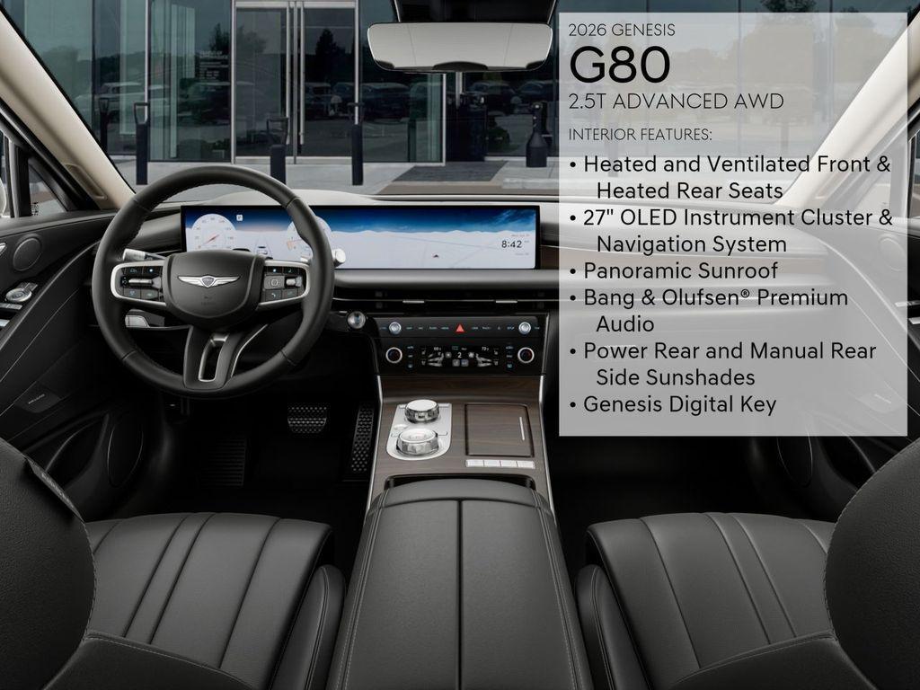 new 2026 Genesis G80 car, priced at $66,290