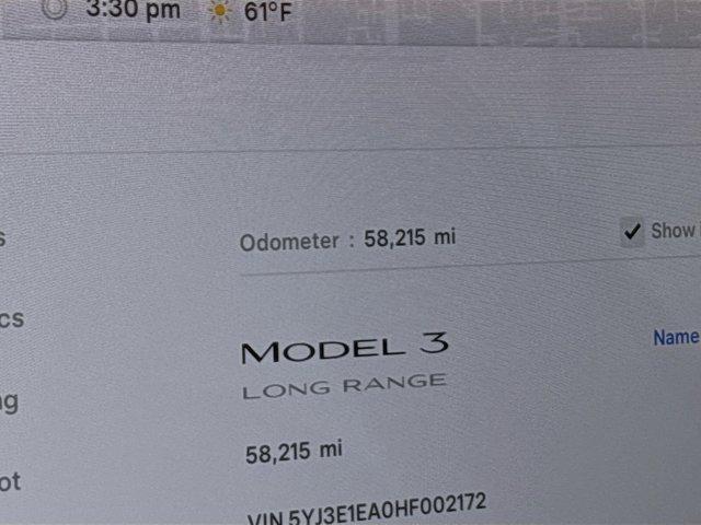 used 2017 Tesla Model 3 car, priced at $19,219