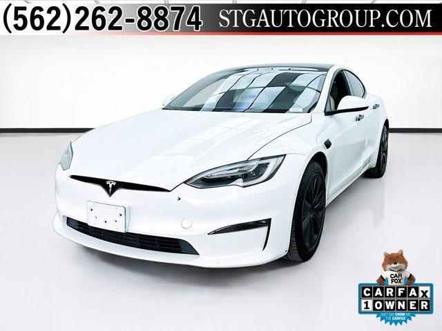 used 2022 Tesla Model S car, priced at $39,750