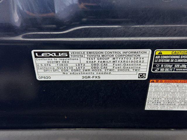 used 2021 Lexus RX 450h car, priced at $36,288