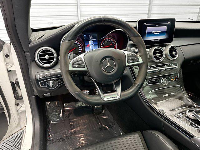 used 2018 Mercedes-Benz AMG C 63 car, priced at $49,888