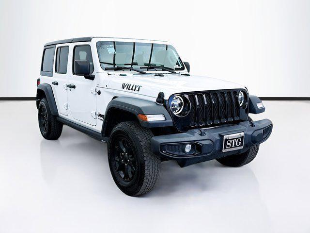 used 2021 Jeep Wrangler car, priced at $25,599