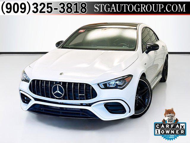 used 2022 Mercedes-Benz AMG CLA 45 car, priced at $46,998