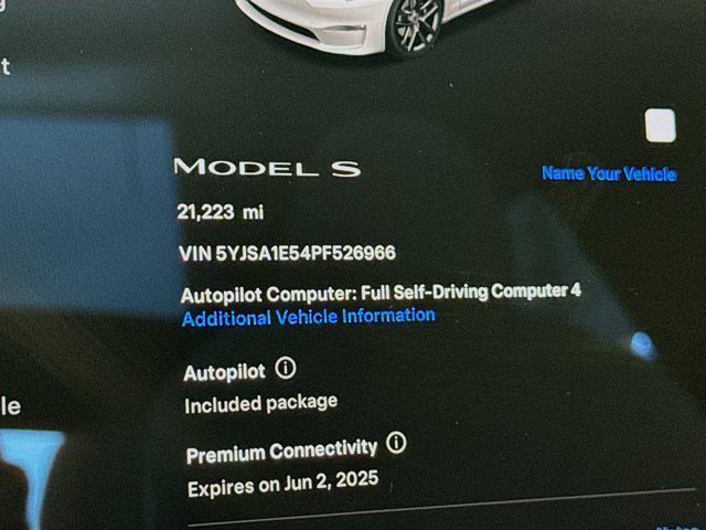 used 2023 Tesla Model S car, priced at $53,999