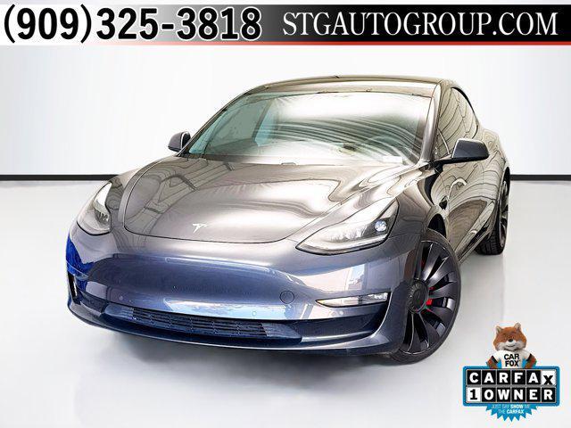 used 2021 Tesla Model 3 car, priced at $27,850