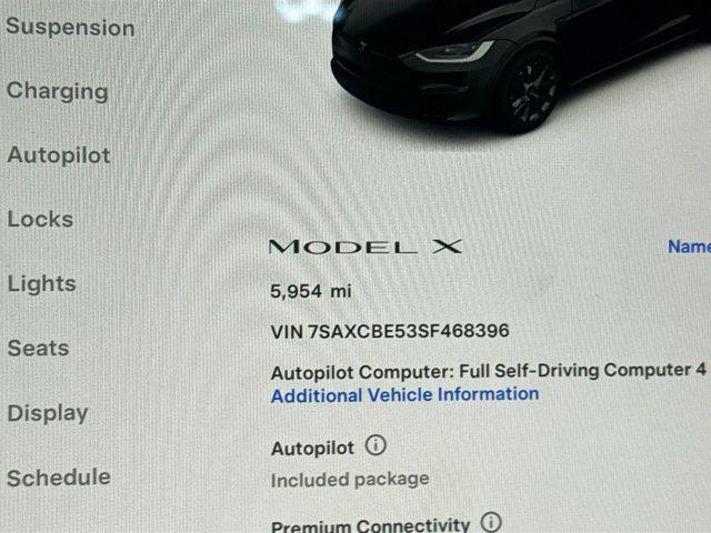used 2025 Tesla Model X car, priced at $75,999