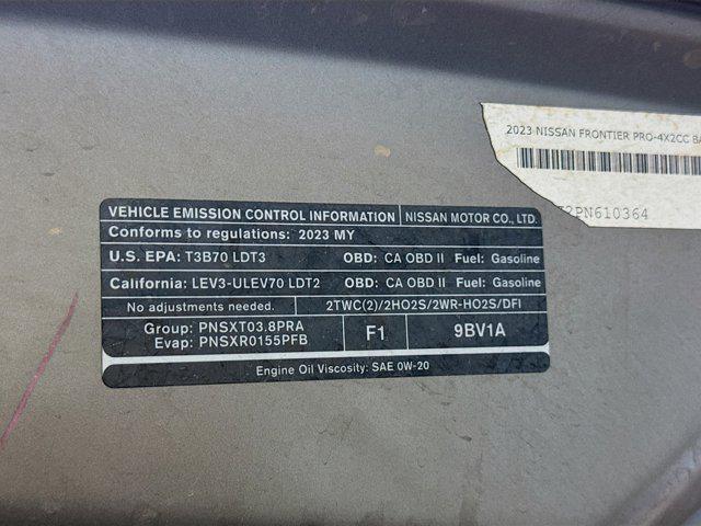 used 2023 Nissan Frontier car, priced at $31,200