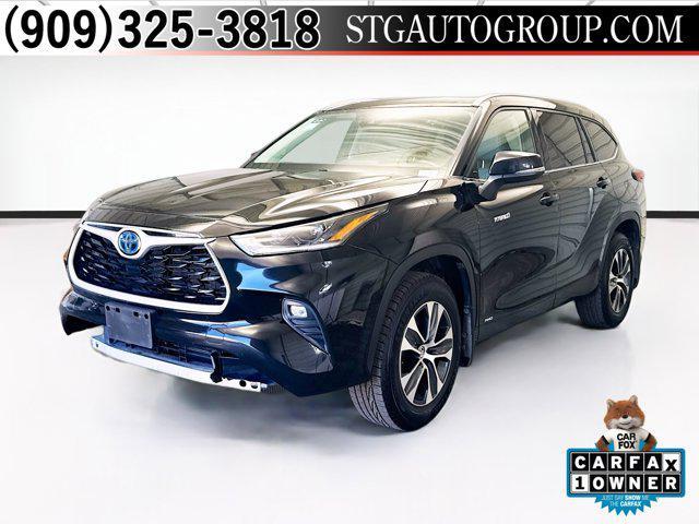 used 2021 Toyota Highlander Hybrid car, priced at $34,200