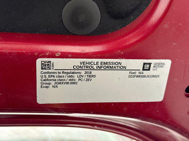 used 2018 Chevrolet Bolt EV car, priced at $14,477