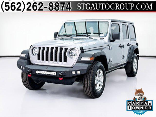 used 2020 Jeep Wrangler Unlimited car, priced at $27,498