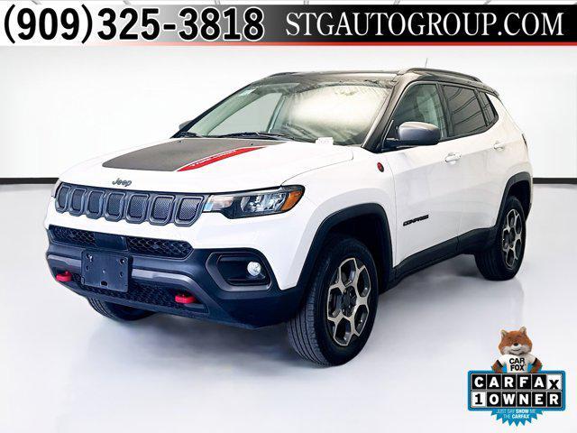 used 2022 Jeep Compass car, priced at $17,300